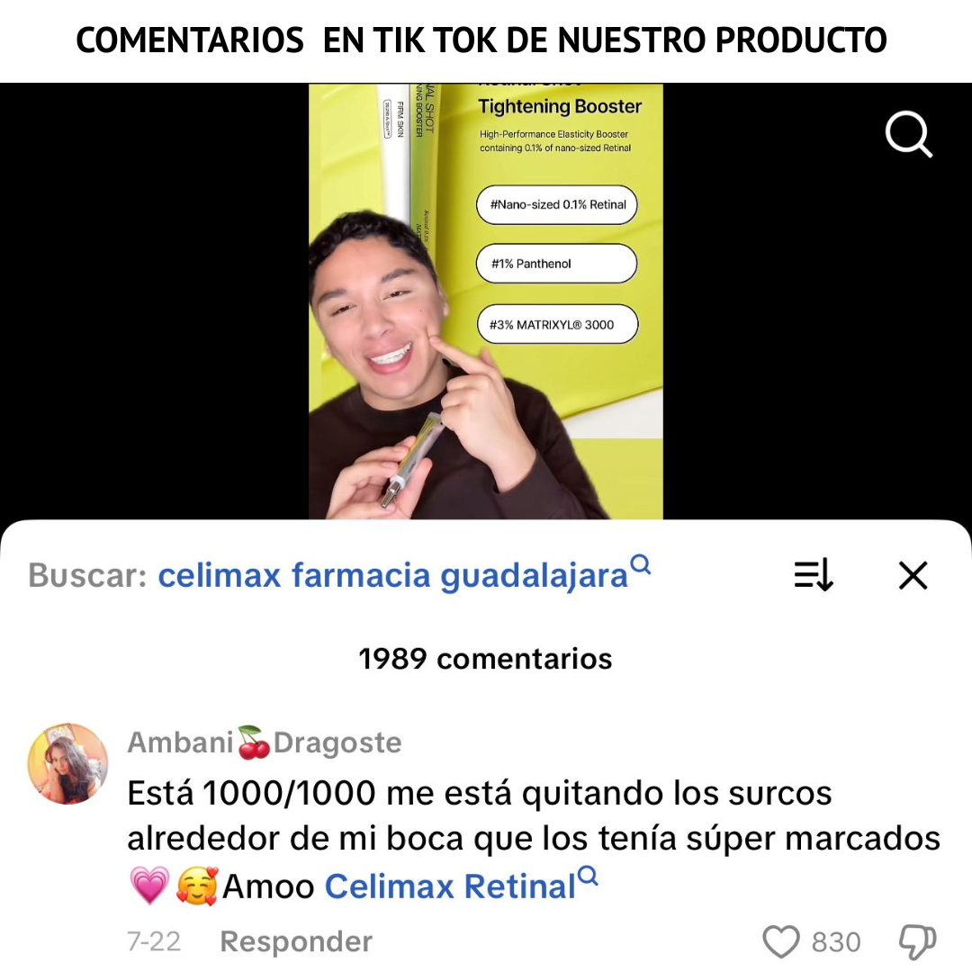 Celimax Retinal A-Shot™: el secreto clínico para una piel más joven y elástica