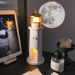 Lámpara Faro Luna Proyector — Lleva la Luna Llena a Tu Habitación
