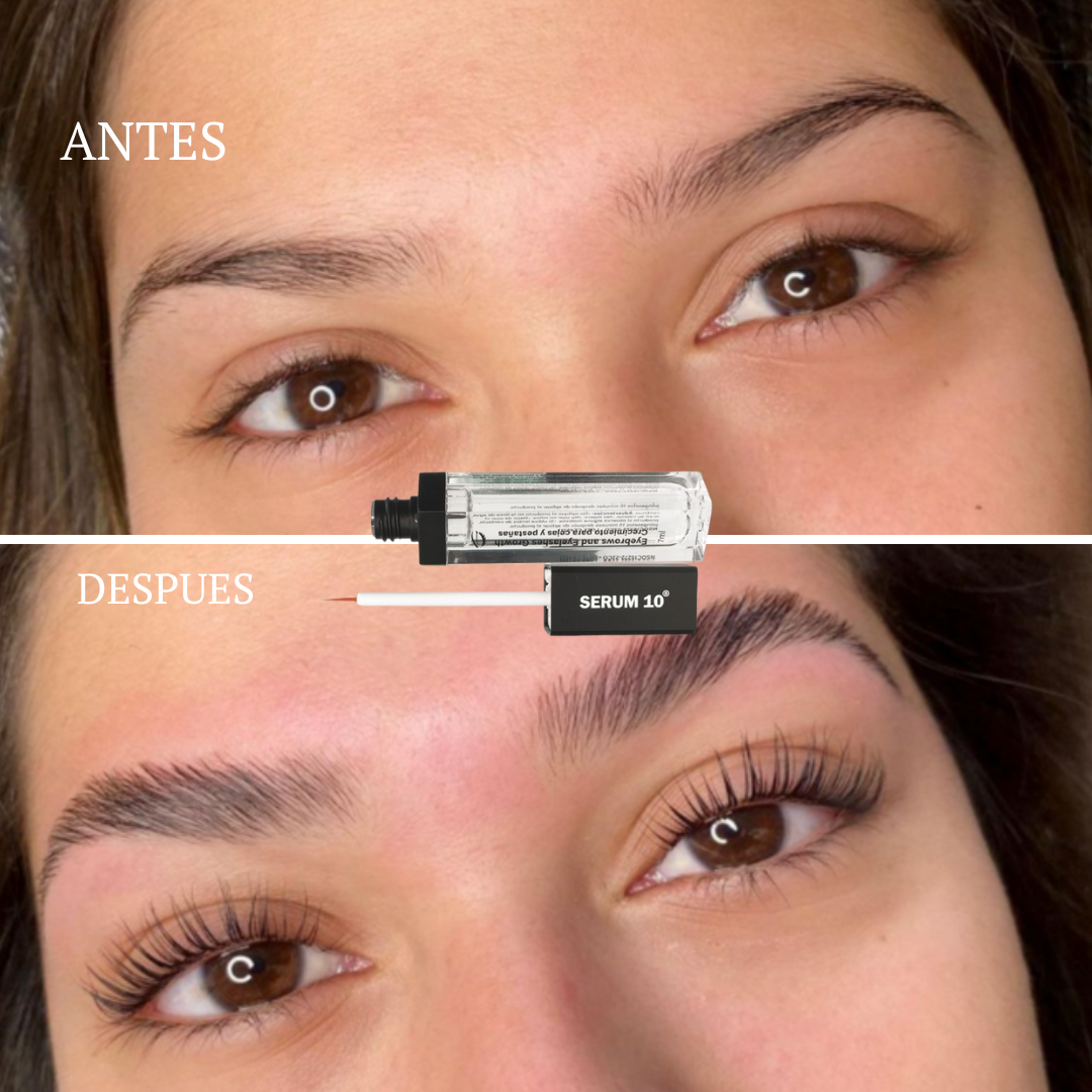 Transforma tu Mirada - Serum Potenciador de Pestañas y Cejas.