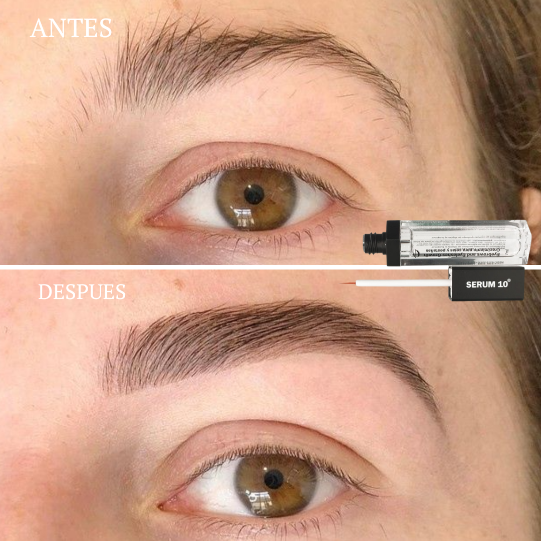 Transforma tu Mirada - Serum Potenciador de Pestañas y Cejas.