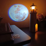 Lámpara Faro Luna Proyector — Lleva la Luna Llena a Tu Habitación