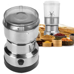 Licuadora & Trituradora Eléctrica 2 en 1 – Café, Especias y Frutos Secos al Instante