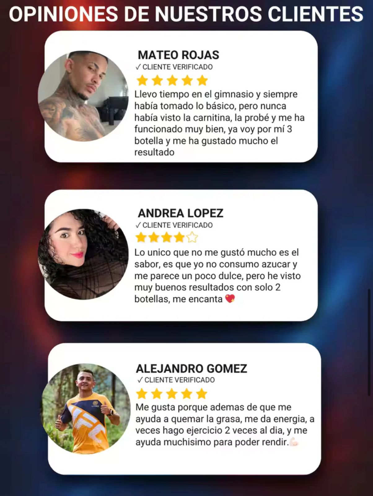 Tratamiento quema grasa - L Carnitine 3000 - Resultados visibles en tu cuerpo