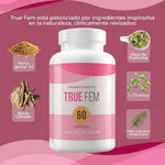 True Fem 60 Capsulas - Vuelve a Sentir Deseo, Energía y Confianza