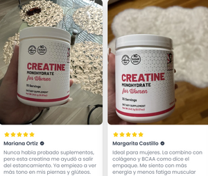 Creatina Solo para Ellas - Potencia tus Gluteos y Piernas.